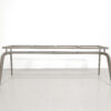 Pied de table metal sur mesure Celeste clair