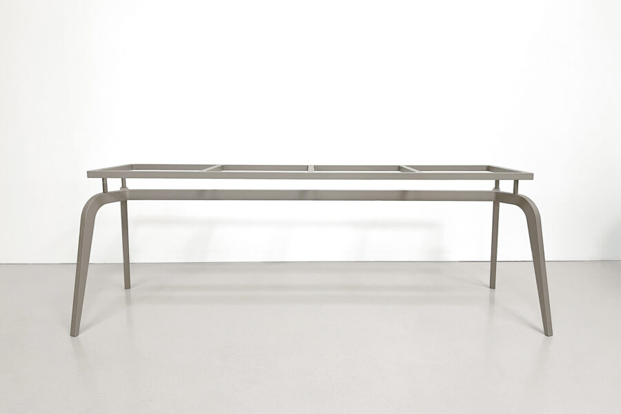 Pied de table metal sur mesure Celeste clair